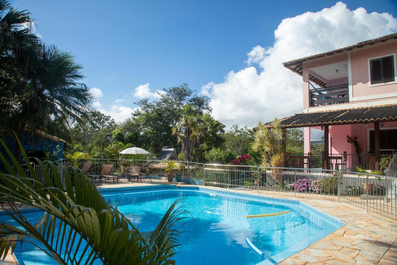 Alto Paraíso de Goiás Pousada Casa Rosa מראה חיצוני תמונה